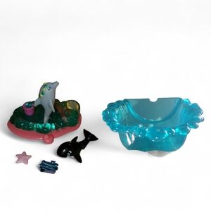 Vintage Littlest Pet Shop Sea World Playset Pieces